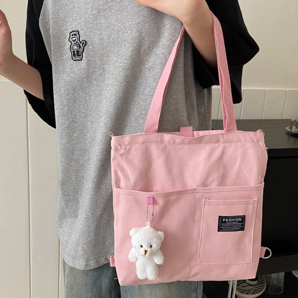 Pink Cute Tote Bag